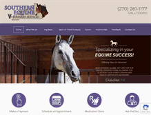 Tablet Screenshot of kyhorsevet.com